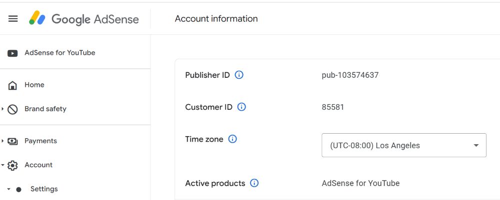 Получение выплате на аккаунт adsense